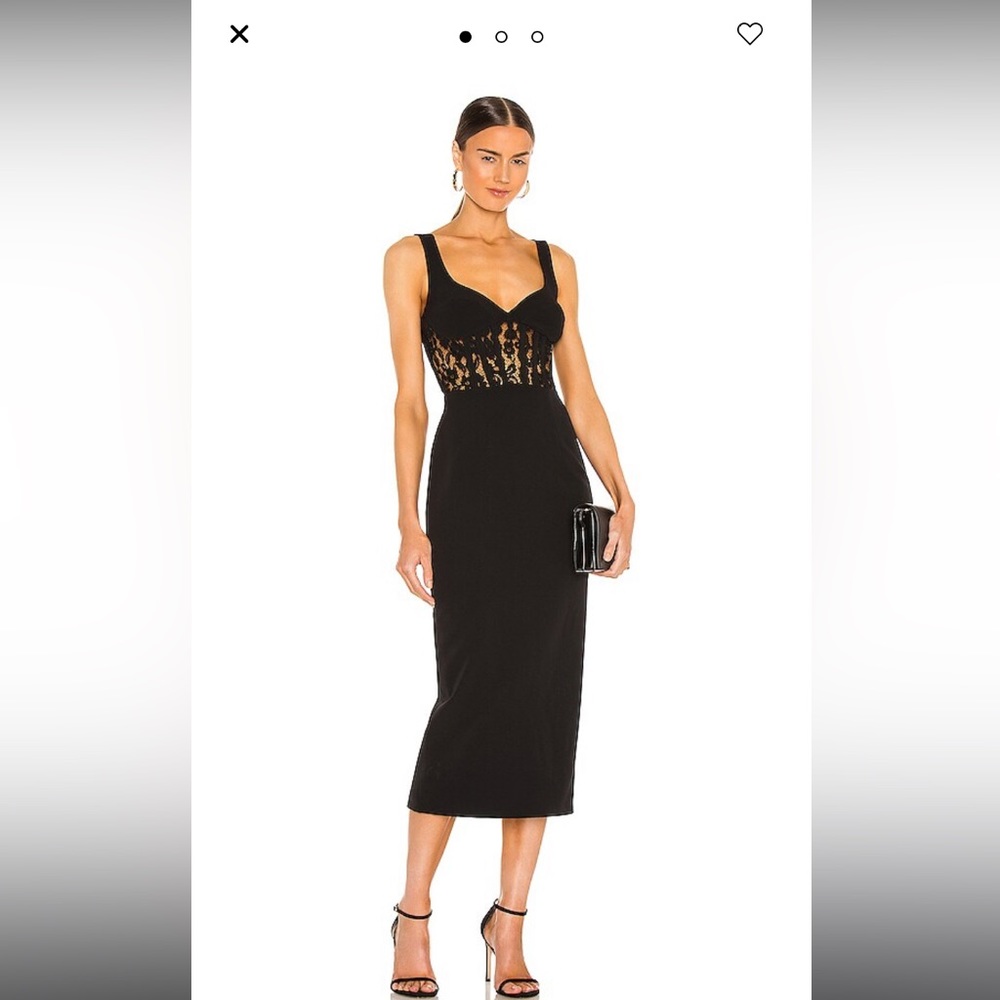 Bardot Corset Lace Panel Dress